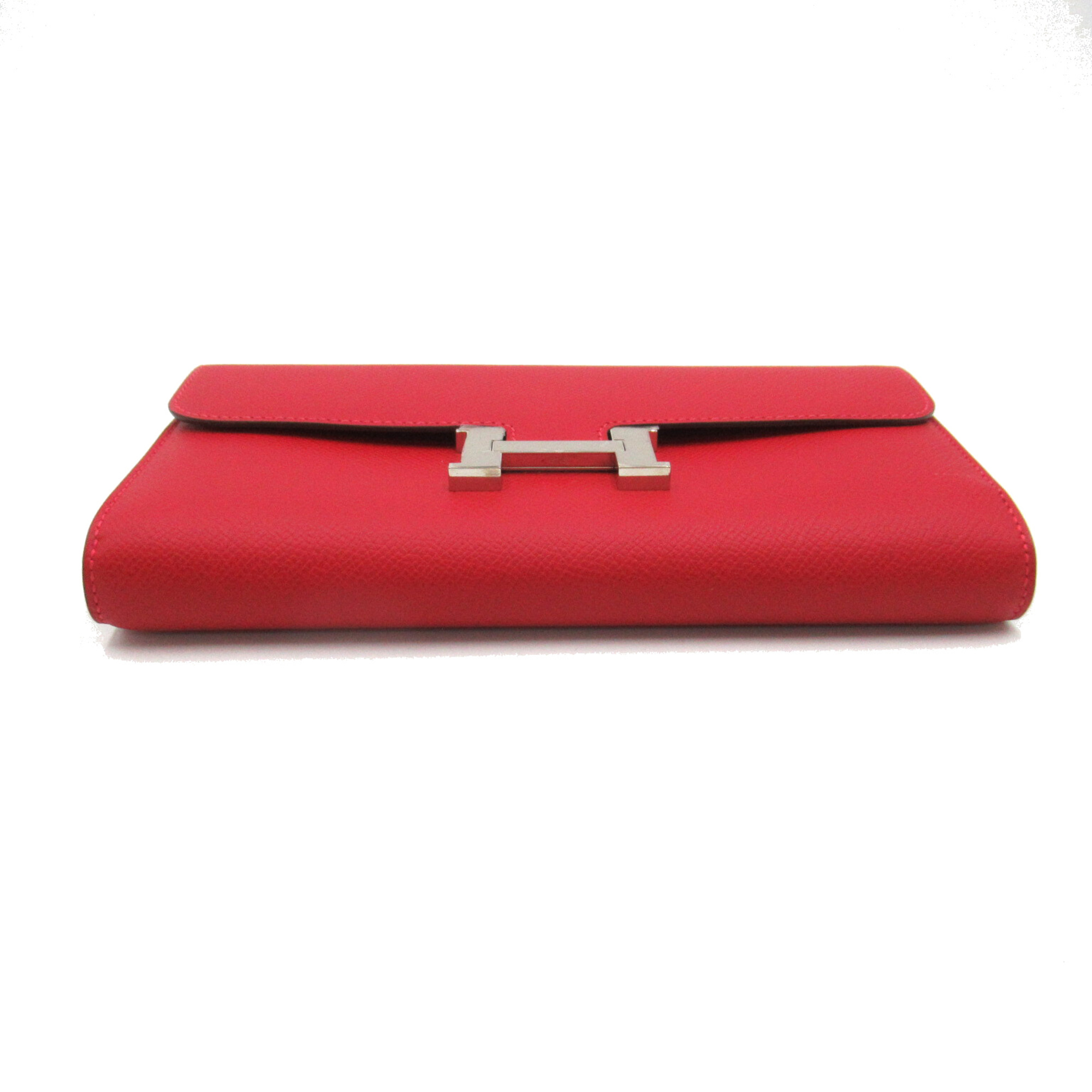 HERMES Constance Long Red Rouge casaque Epsom leather