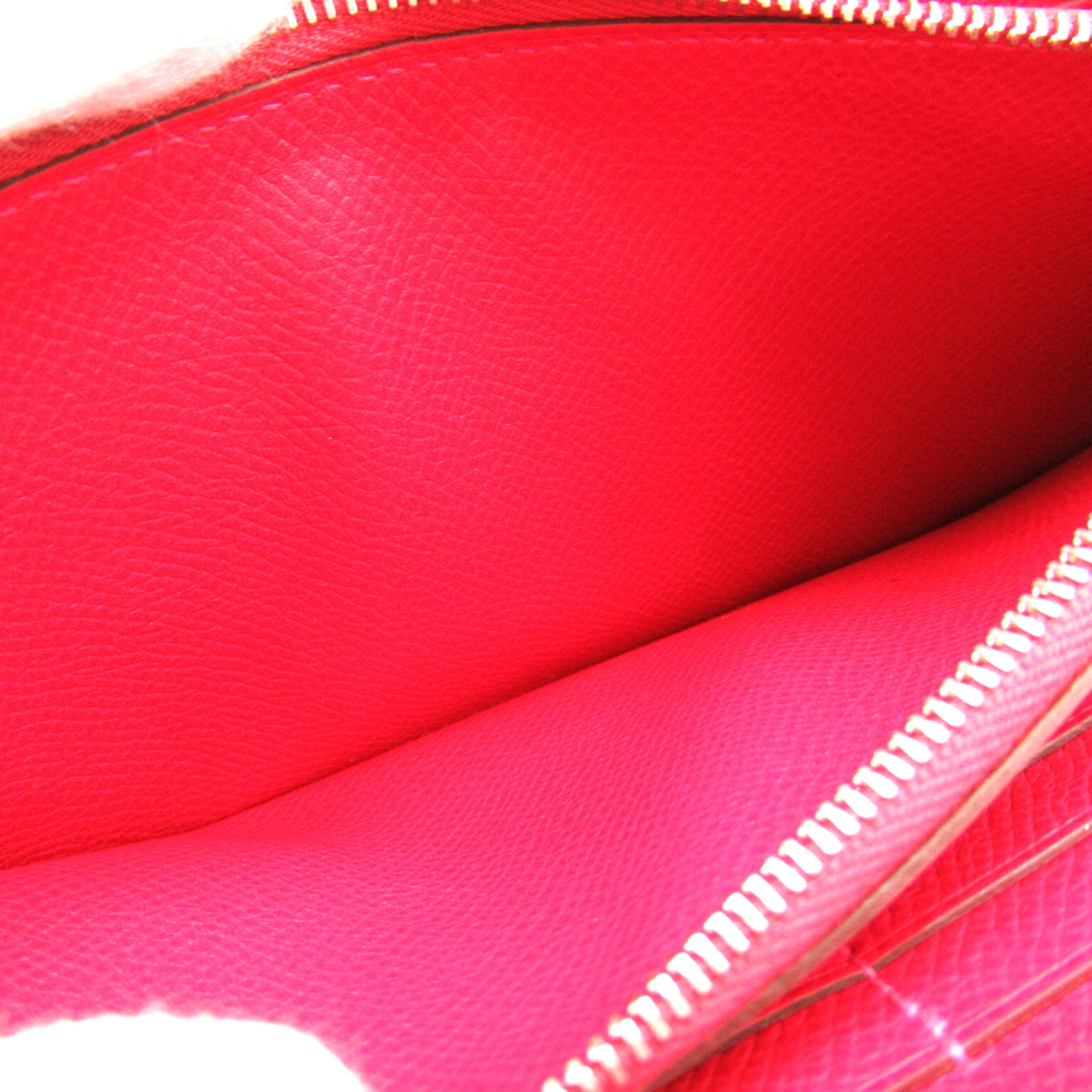 HERMES Constance Long Red Rouge casaque Epsom leather