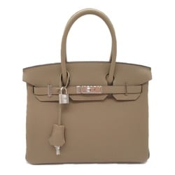 HERMES Birkin 30 Beige Marfa Handbag Beige Beige Marfa Togo leather leather