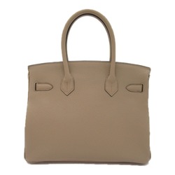 HERMES Birkin 30 Beige Marfa Handbag Beige Beige Marfa Togo leather leather