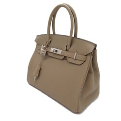 HERMES Birkin 30 Beige Marfa Handbag Beige Beige Marfa Togo leather leather