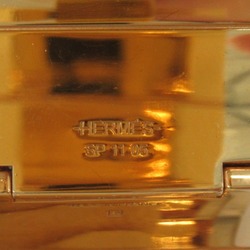 HERMES Charniere bangle Pink Gold Plated enamel