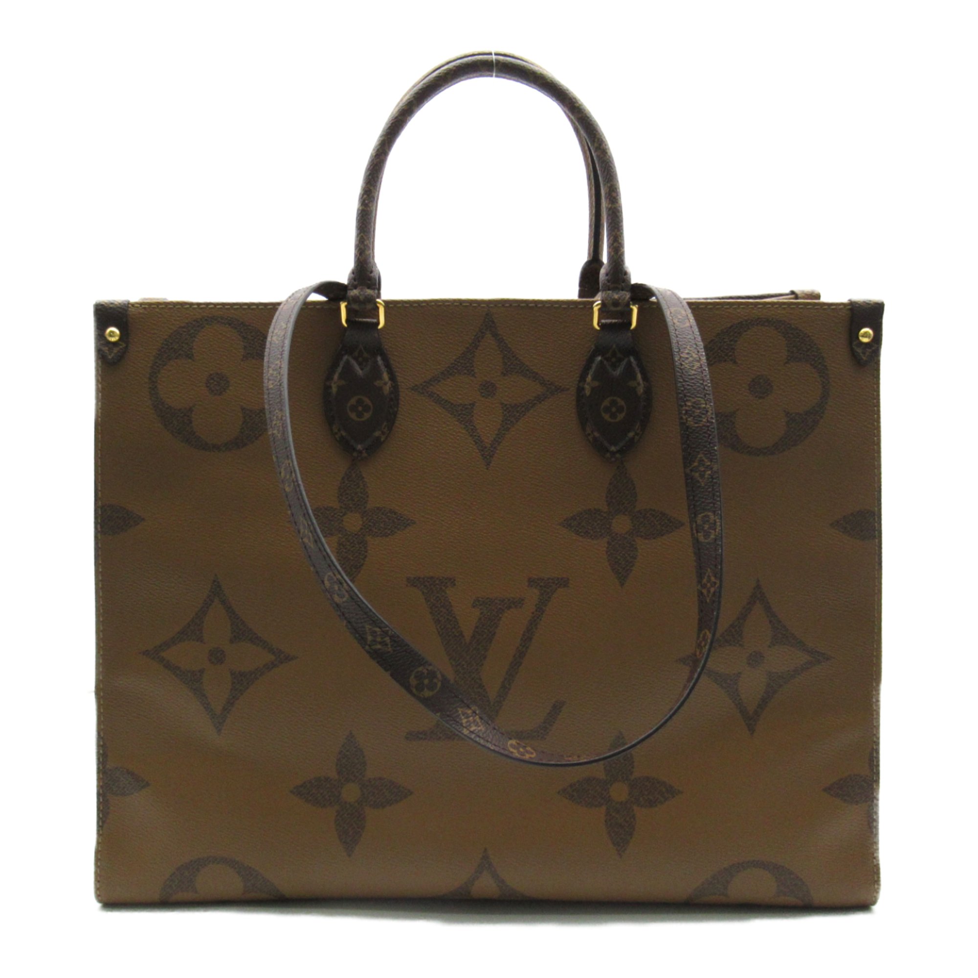 LOUIS VUITTON On the Go GM 2way Shoulder Bag Brown Monogram /Giant PVC coated canvas M45320