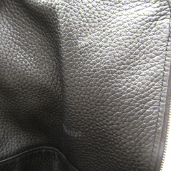 HERMES Lindy 26 Black Noir Taurillon Clemence Calfskin (cowhide)