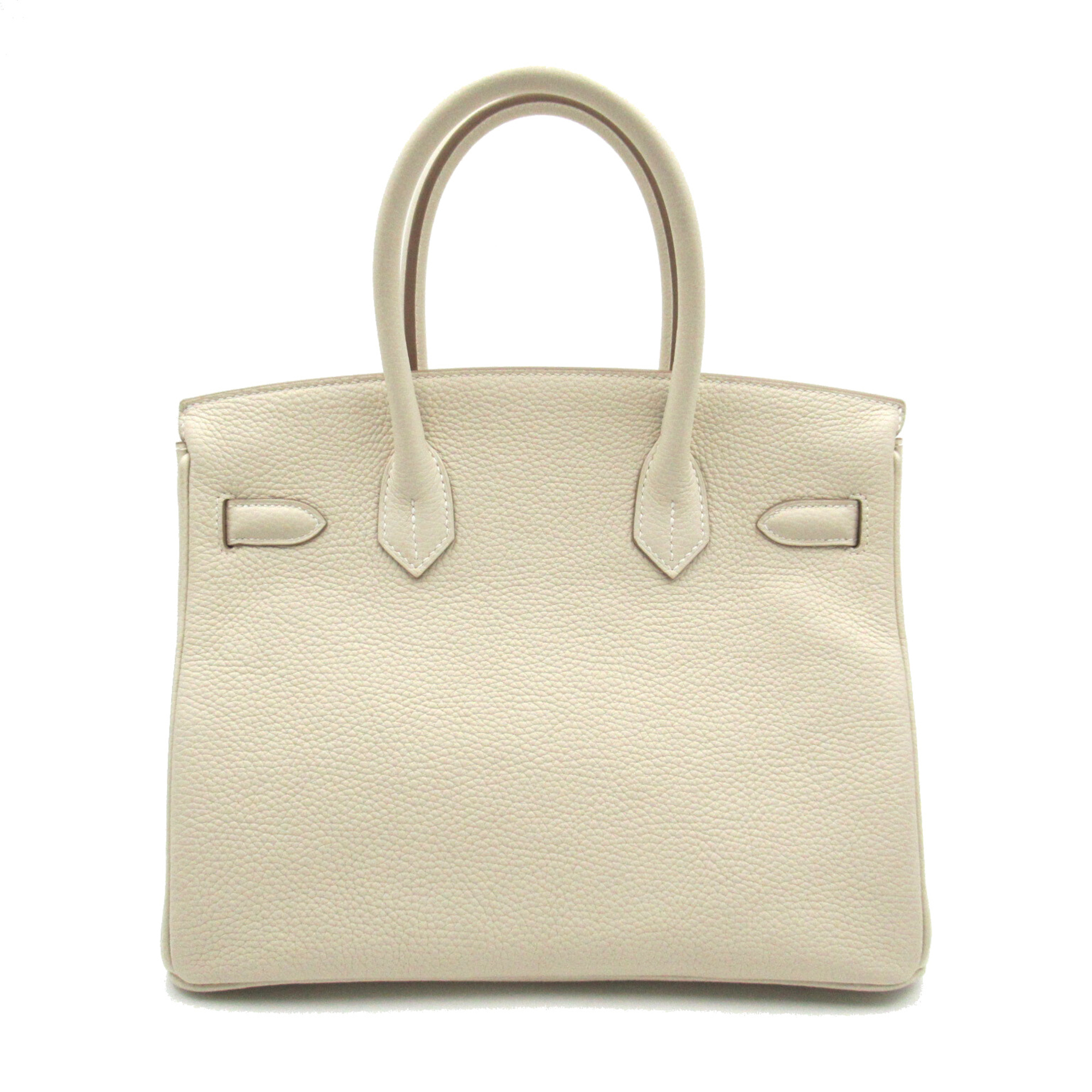 HERMES Birkin 30 Beige Craie Togo leather Calfskin (cowhide)