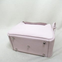 HERMES Lindy 26 Mauve Pale Shoulder Bag Purple mauve pail Taurillon Clemence leather