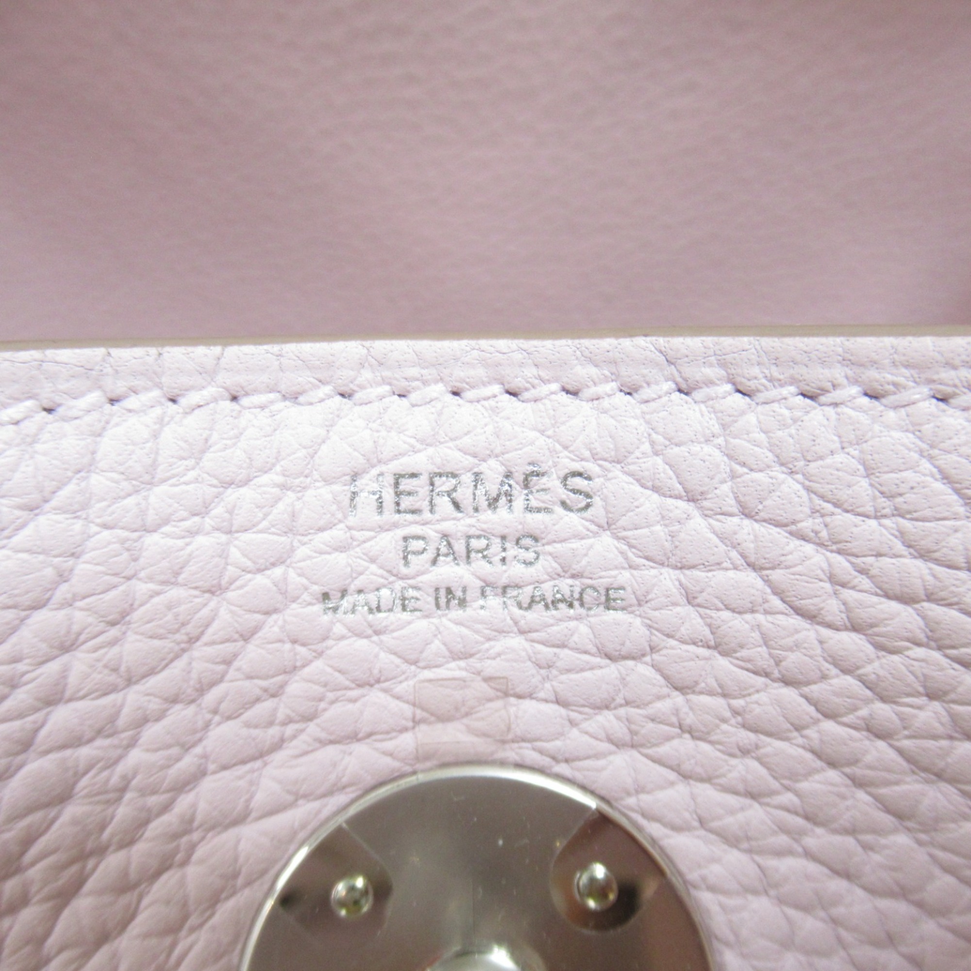 HERMES Lindy 26 Verso Mauve Pale Shoulder Bag Purple mauve pail Taurillon Clemence leather