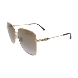 JIMMY CHOO sunglasses Black Gold Stainless Steel HESTER VO1/QR