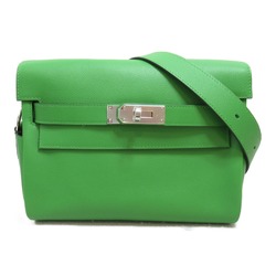 HERMES Kelly Messenger Shoulder Bag PM Vert Yucca Green Vert Yucca Evercolor leather leather