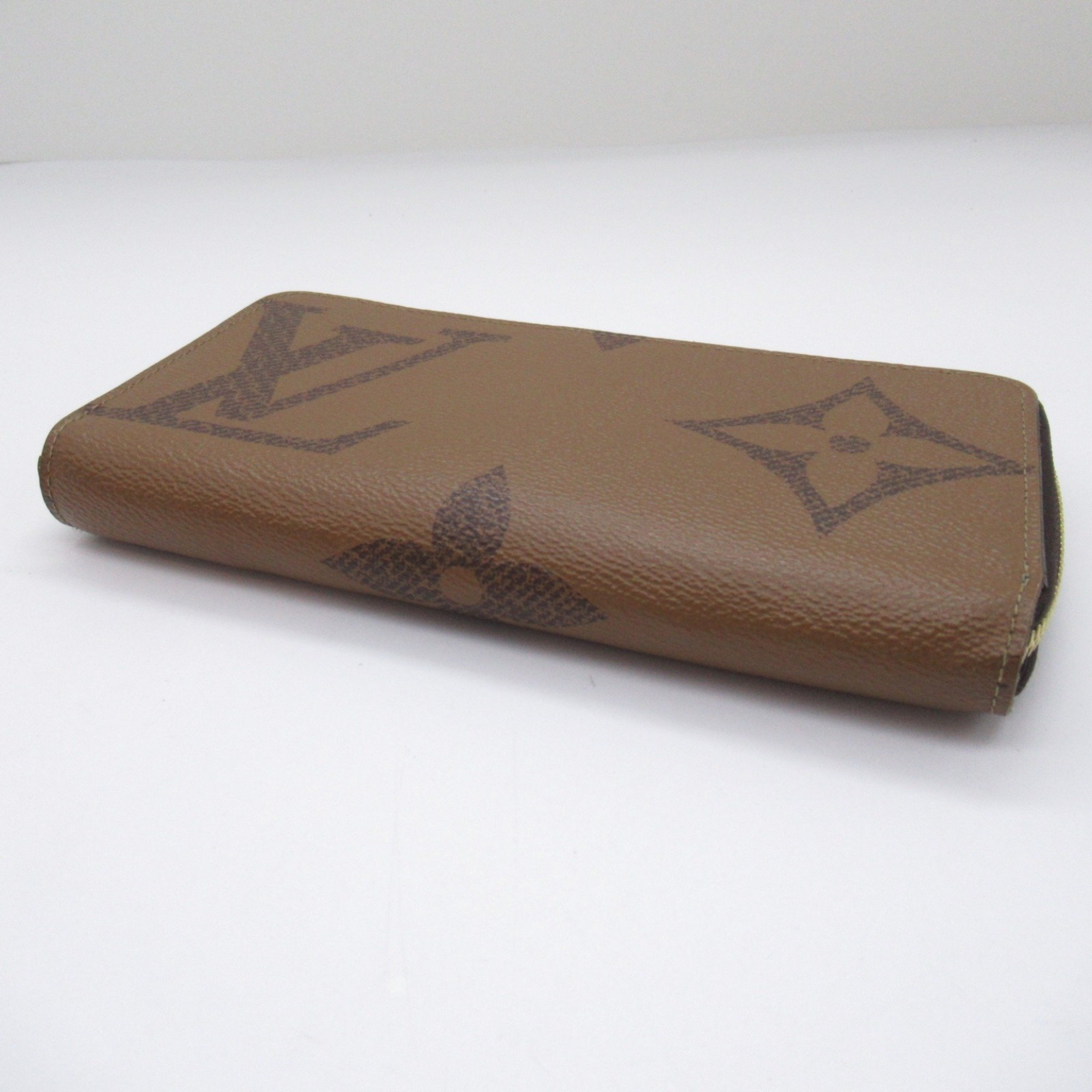 LOUIS VUITTON Zippy Wallet Round Long Wallet Brown Monogram /Giant PVC coated canvas M69353