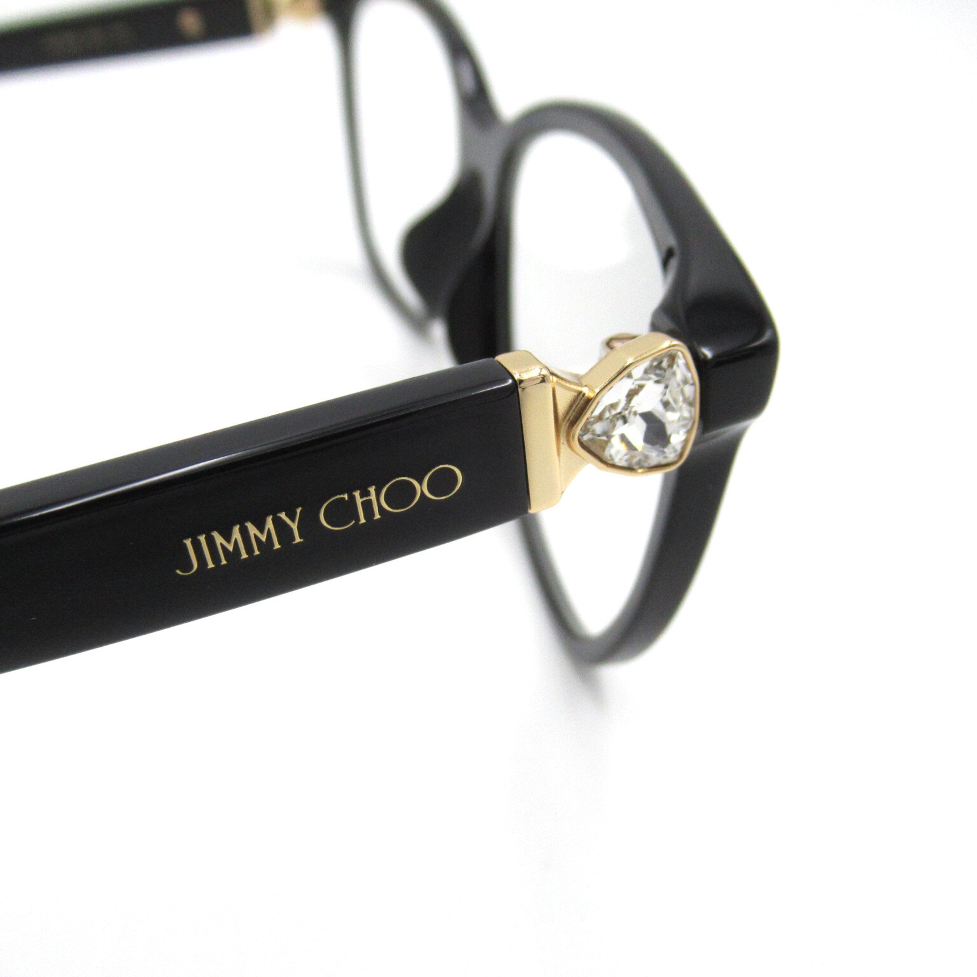 JIMMY CHOO Date Glasses Glasses Frame Black Plastic 318/G 807(54)