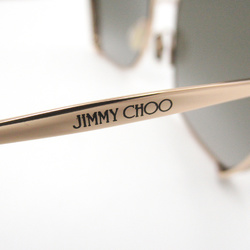 JIMMY CHOO sunglasses Black Gold Stainless Steel Plastic ALEXIS DDB/HA