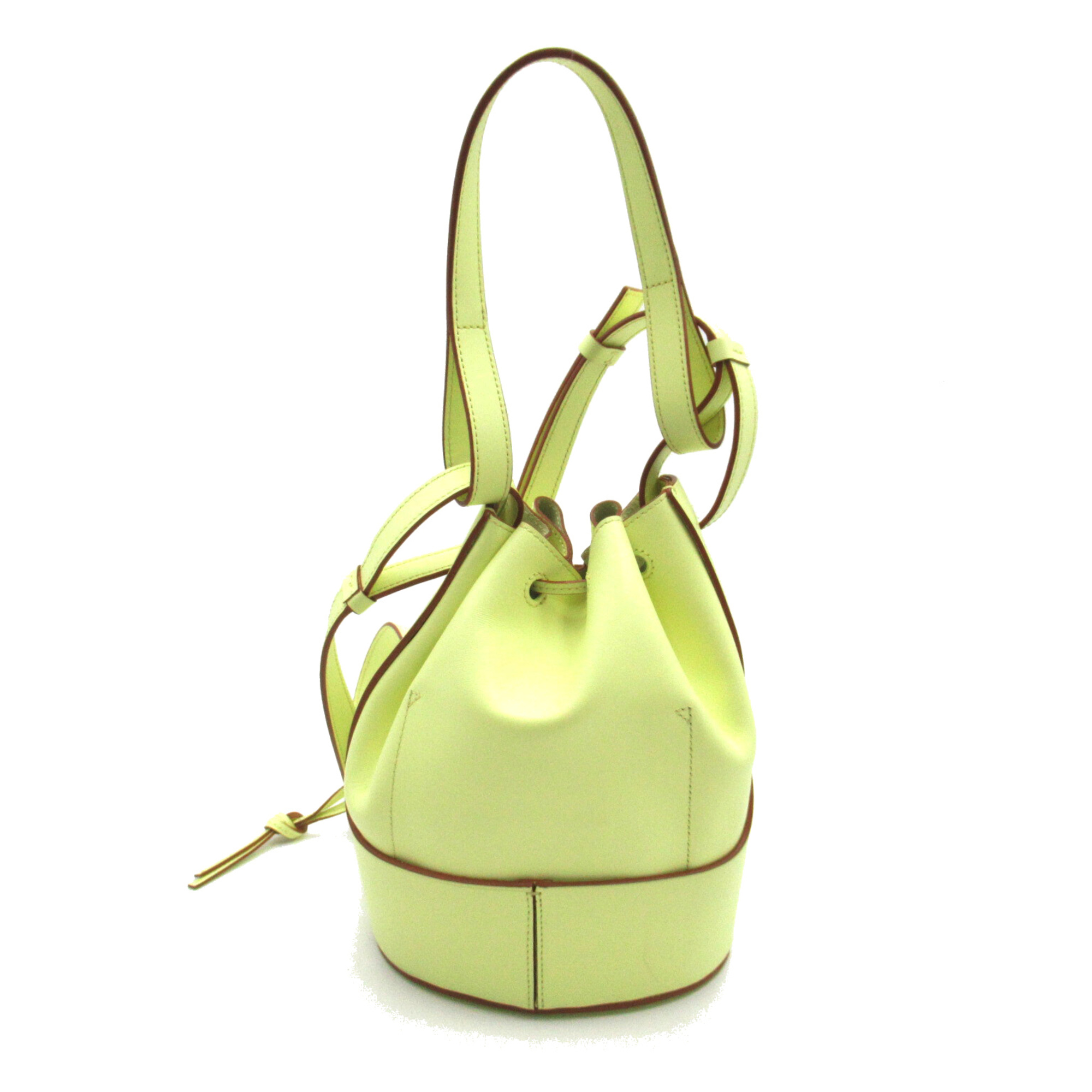 LOEWE small balloon Yellow leather