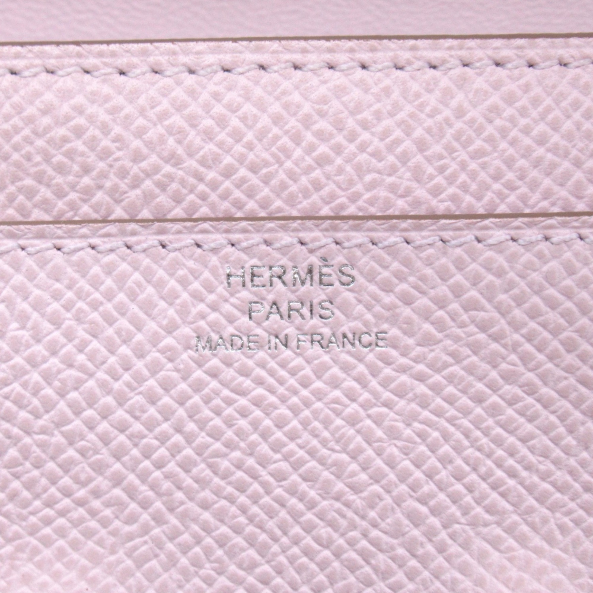 HERMES Constance To Go Mauve Sylvest Shoulder Bag Purple Mauve sylvestre Epsom leather