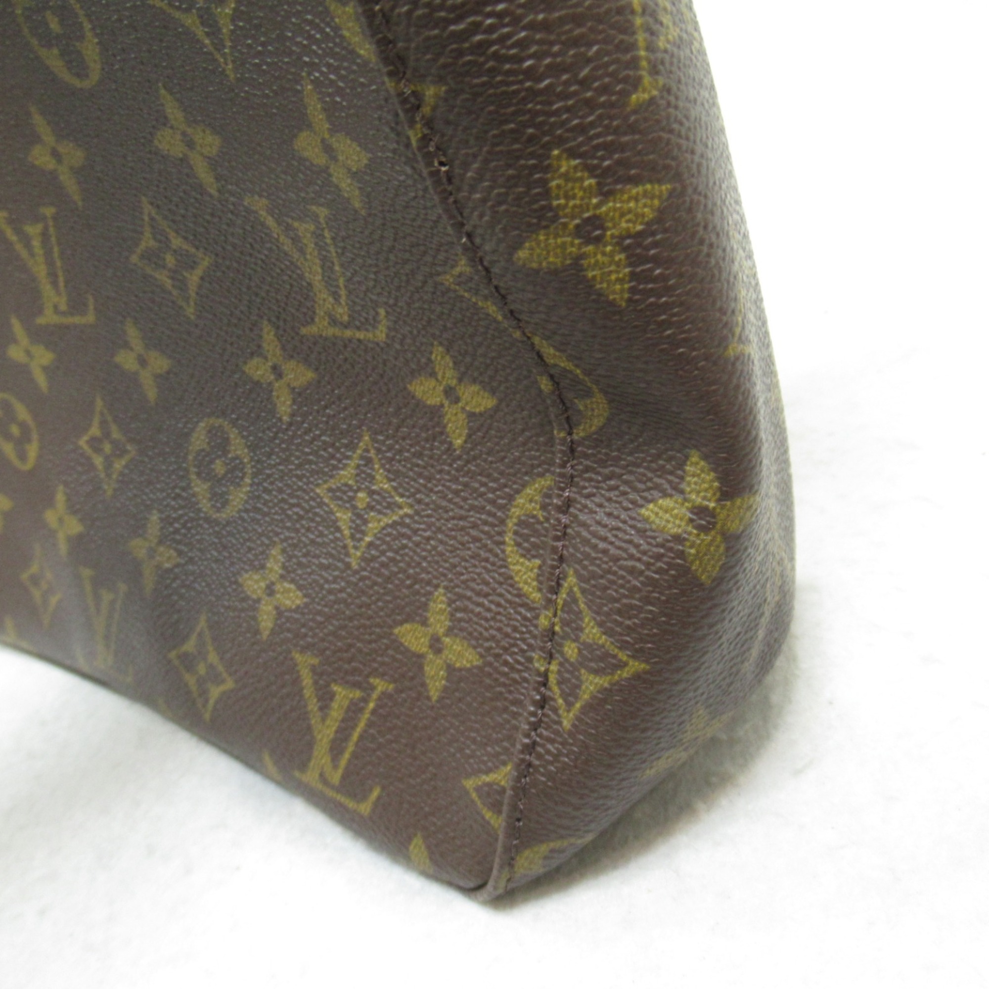 LOUIS VUITTON Looping MM Shoulder Bag Brown Monogram PVC coated canvas M51146