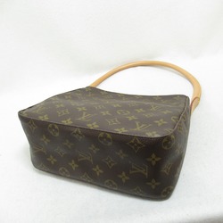 LOUIS VUITTON Looping MM Shoulder Bag Brown Monogram PVC coated canvas M51146