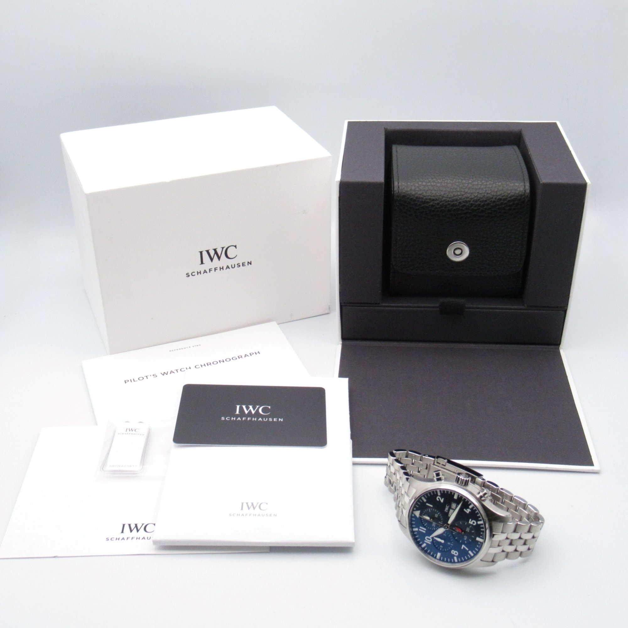 IWC Pilot watch chronograph Wrist Watch IW378004 Mechanical Automatic Blue Stainless Steel IW378004