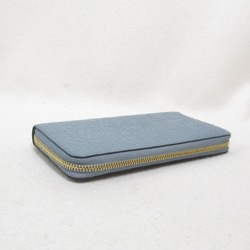 LOEWE Round long wallet Blue leather