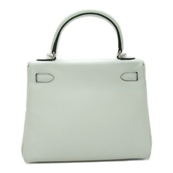 HERMES Kelly 25 Handbag Inseam Green Pastel Green Vaux Swift leather leather