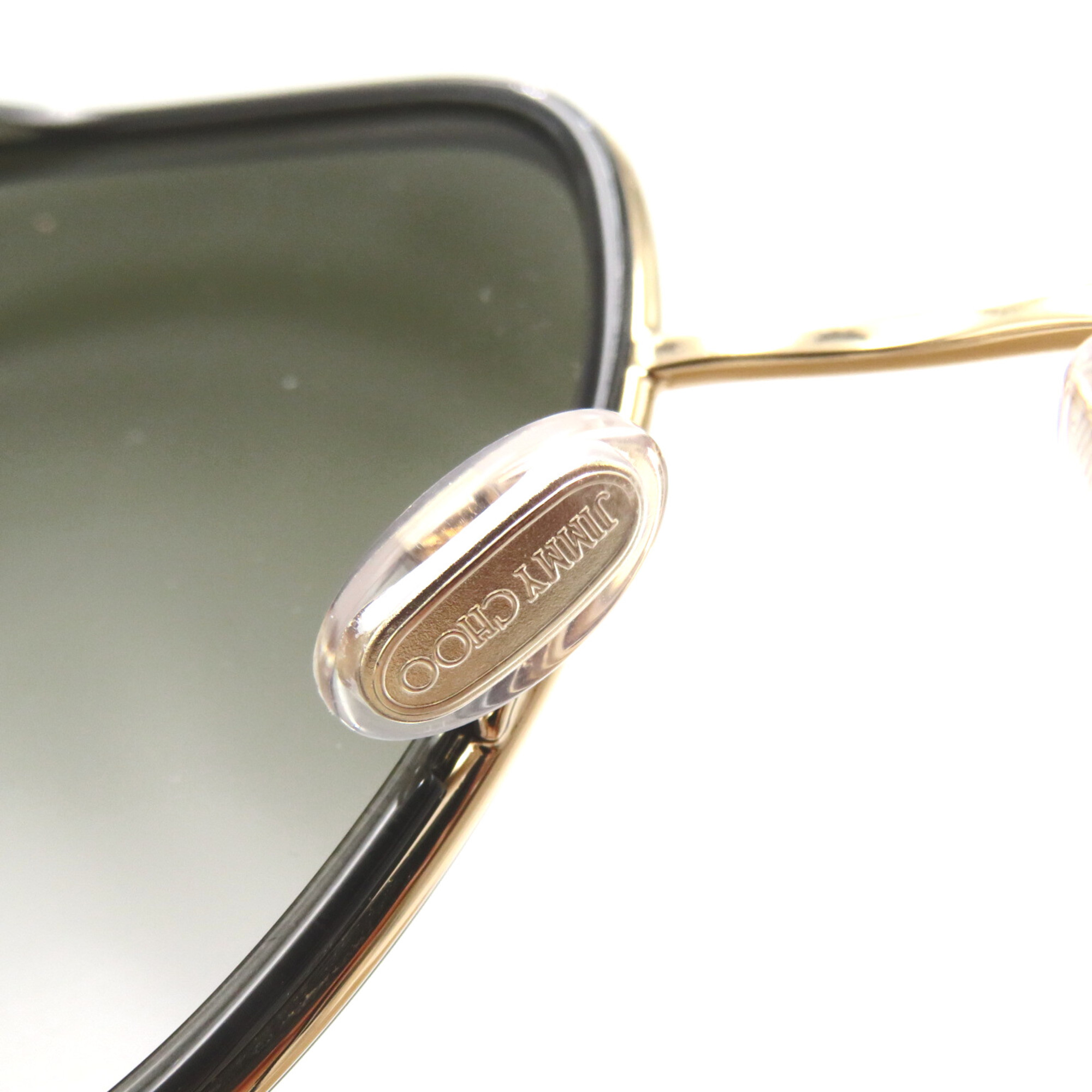 JIMMY CHOO sunglasses Brown Gold Gray Smoke Lens Plastic Stainless Steel JAYLA 01Q/HA