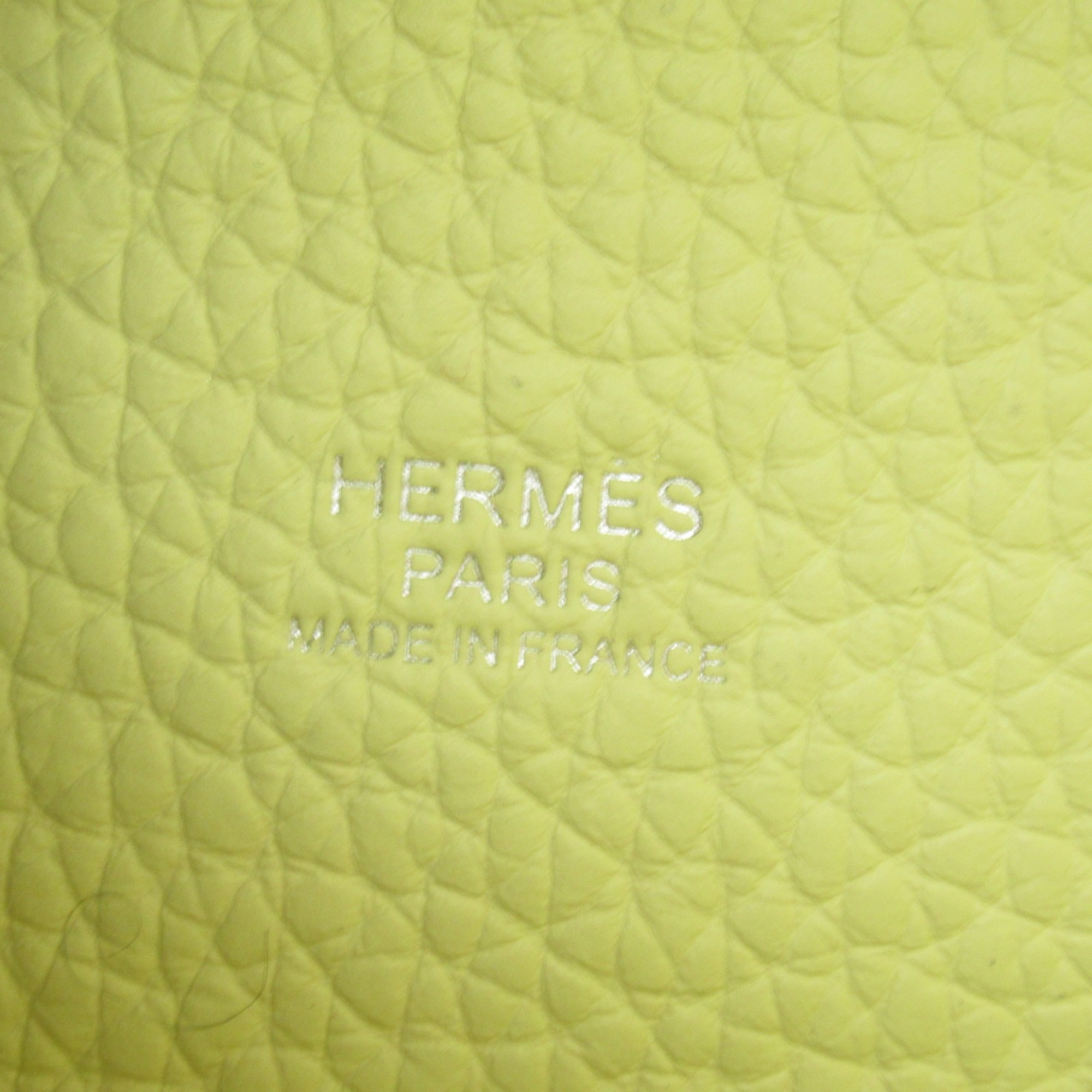 HERMES Picotin Lock PM Handbag Green Jaune Milton/Vert Taurillon Clemence leather Swift leather