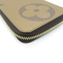 LOUIS VUITTON Zippy Wallet Round Long Wallet Brown Monogram /Giant PVC coated canvas M69353