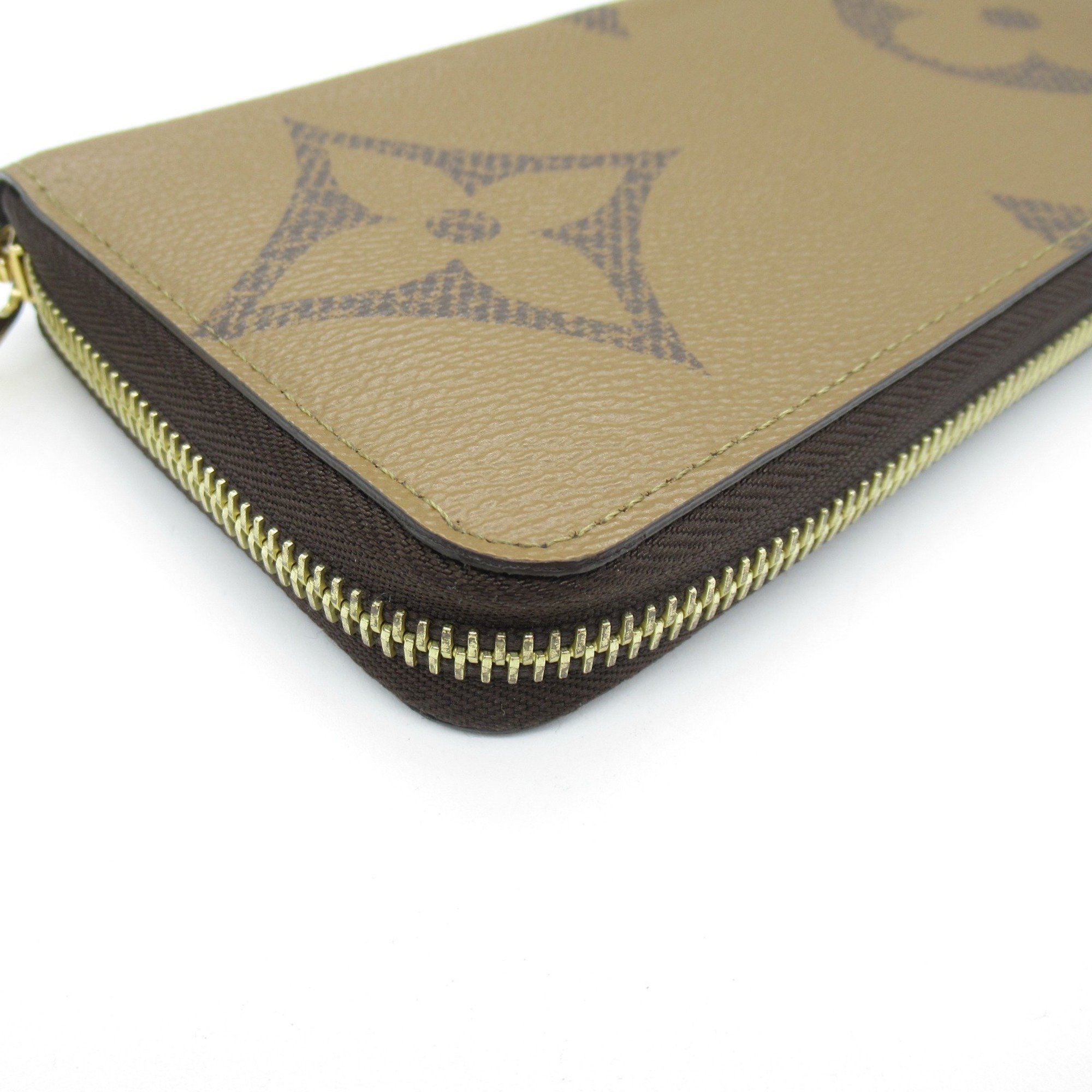 LOUIS VUITTON Zippy Wallet Round Long Wallet Brown Monogram /Giant PVC coated canvas M69353