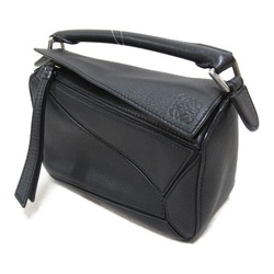 LOEWE Puzzle Bag Mini Shoulder Bag Black leather 322.30.U95