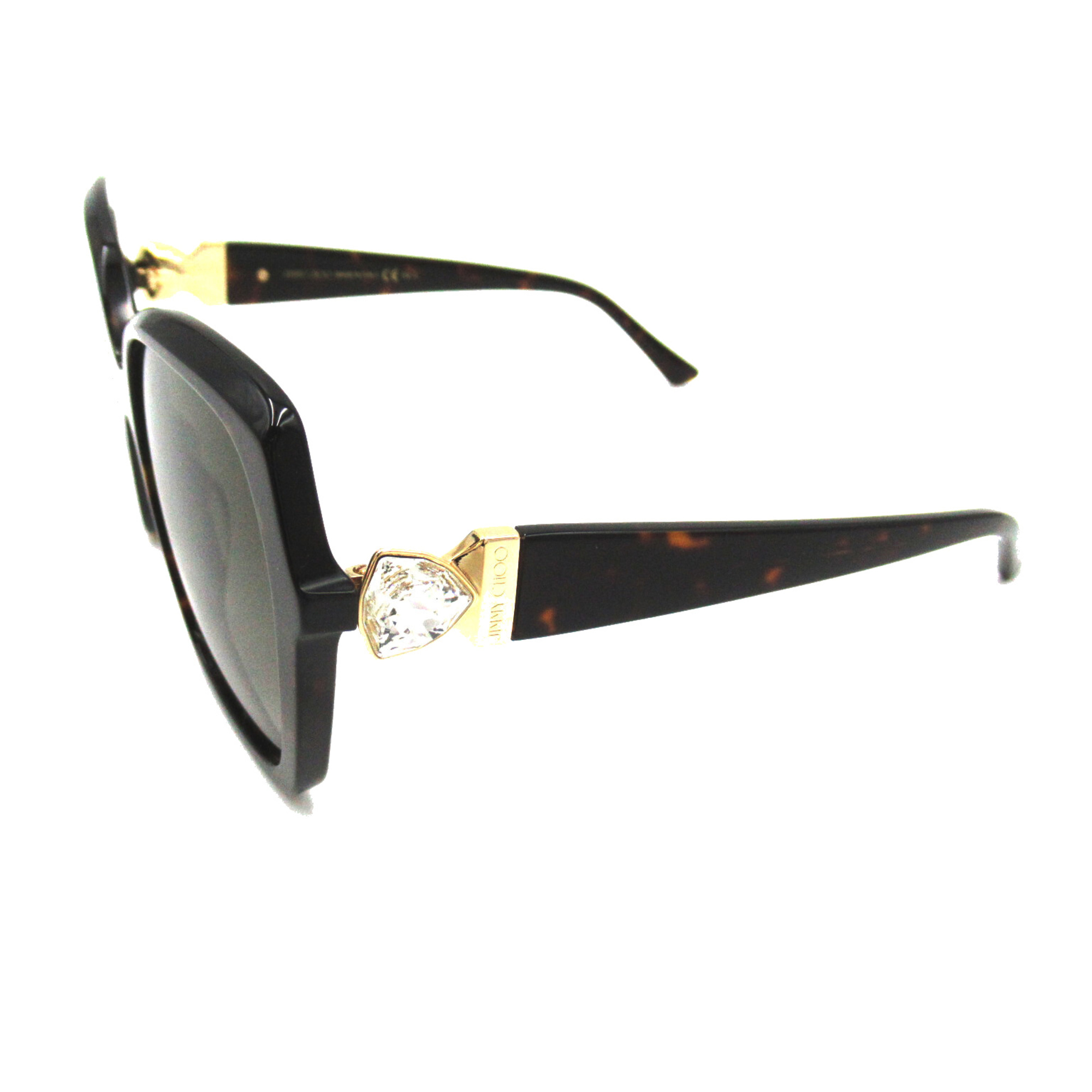 JIMMY CHOO sunglasses Brown Tortoiseshell Plastic MANON/G 086/HA