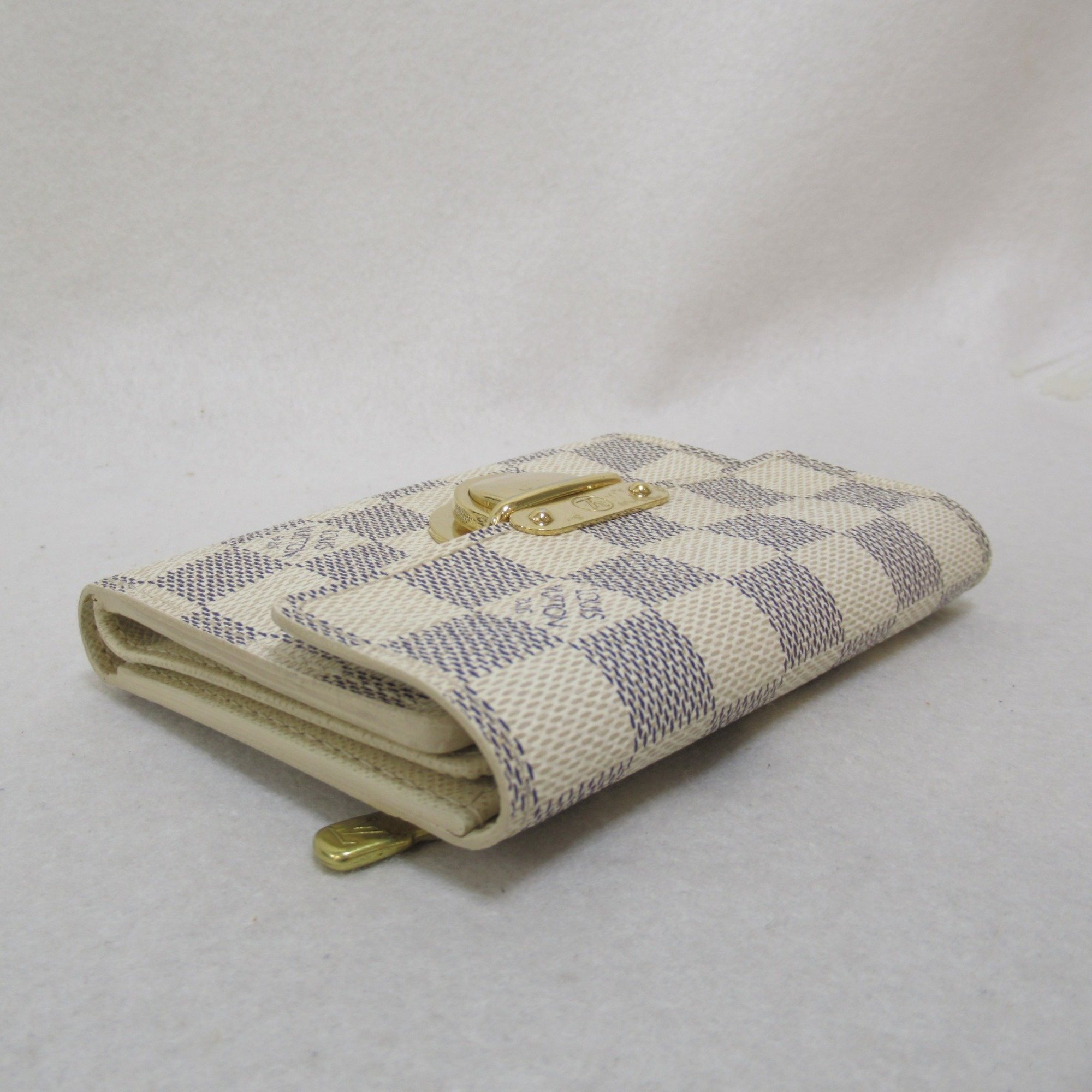 LOUIS VUITTON Porte-Feuil Koala Tri-Fold Wallet Beige PVC coated canvas N60013