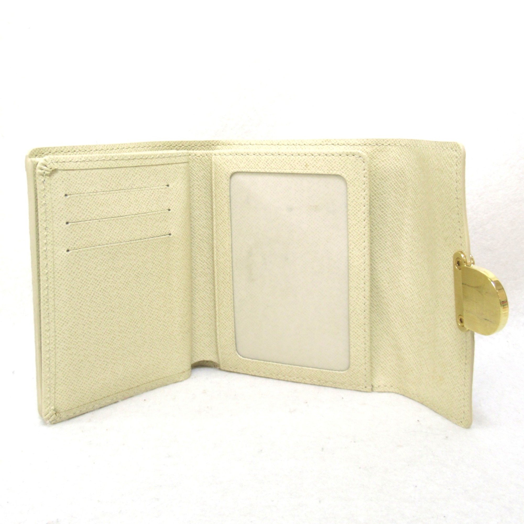 LOUIS VUITTON Porte-Feuil Koala Tri-Fold Wallet Beige PVC coated canvas N60013