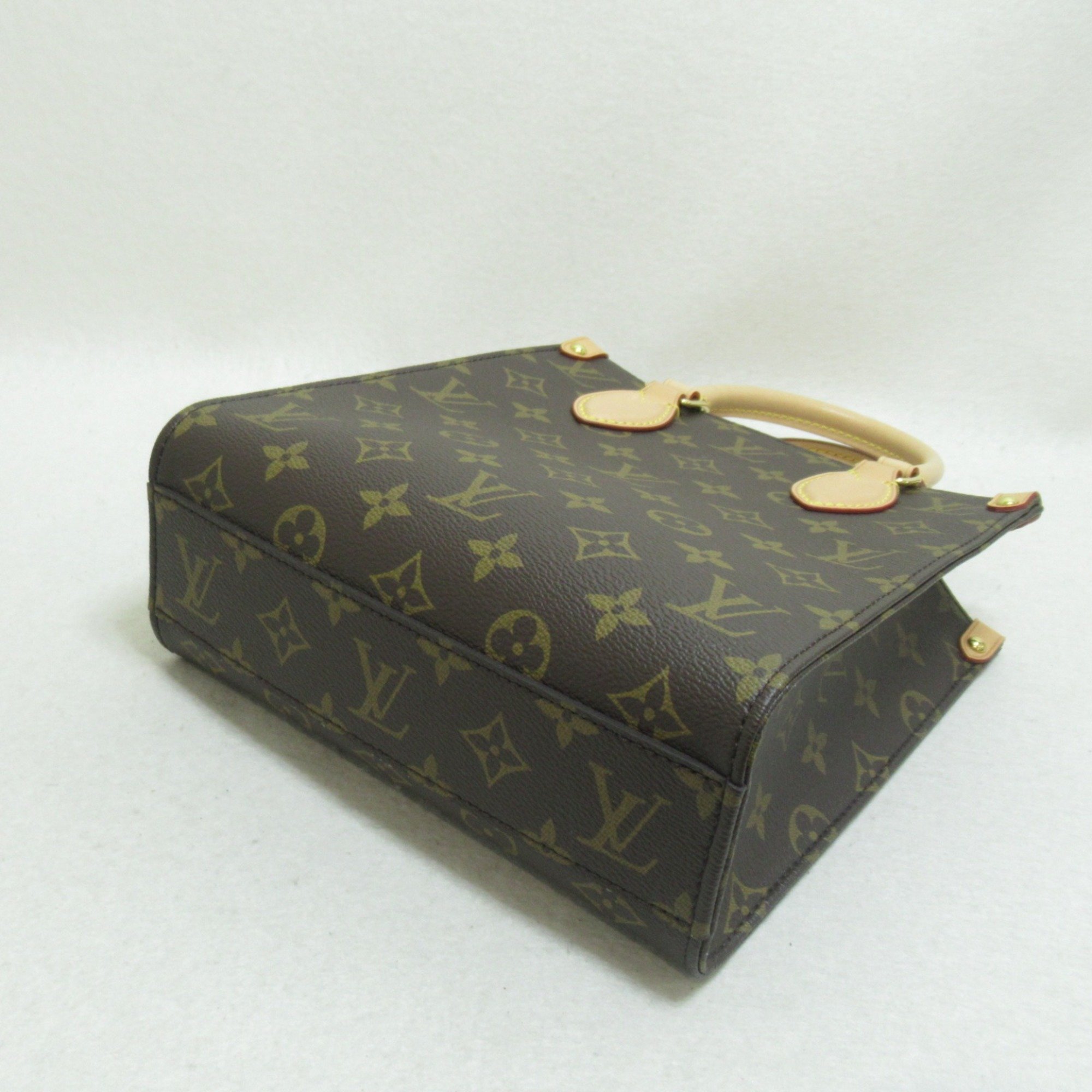 LOUIS VUITTON Sac Plat BB Brown PVC coated canvas M46265