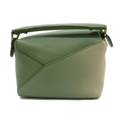 LOEWE 2wayShoulder Bag Green leather