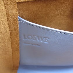 LOEWE Hammock Nugget Shoulder Bag Blue leather