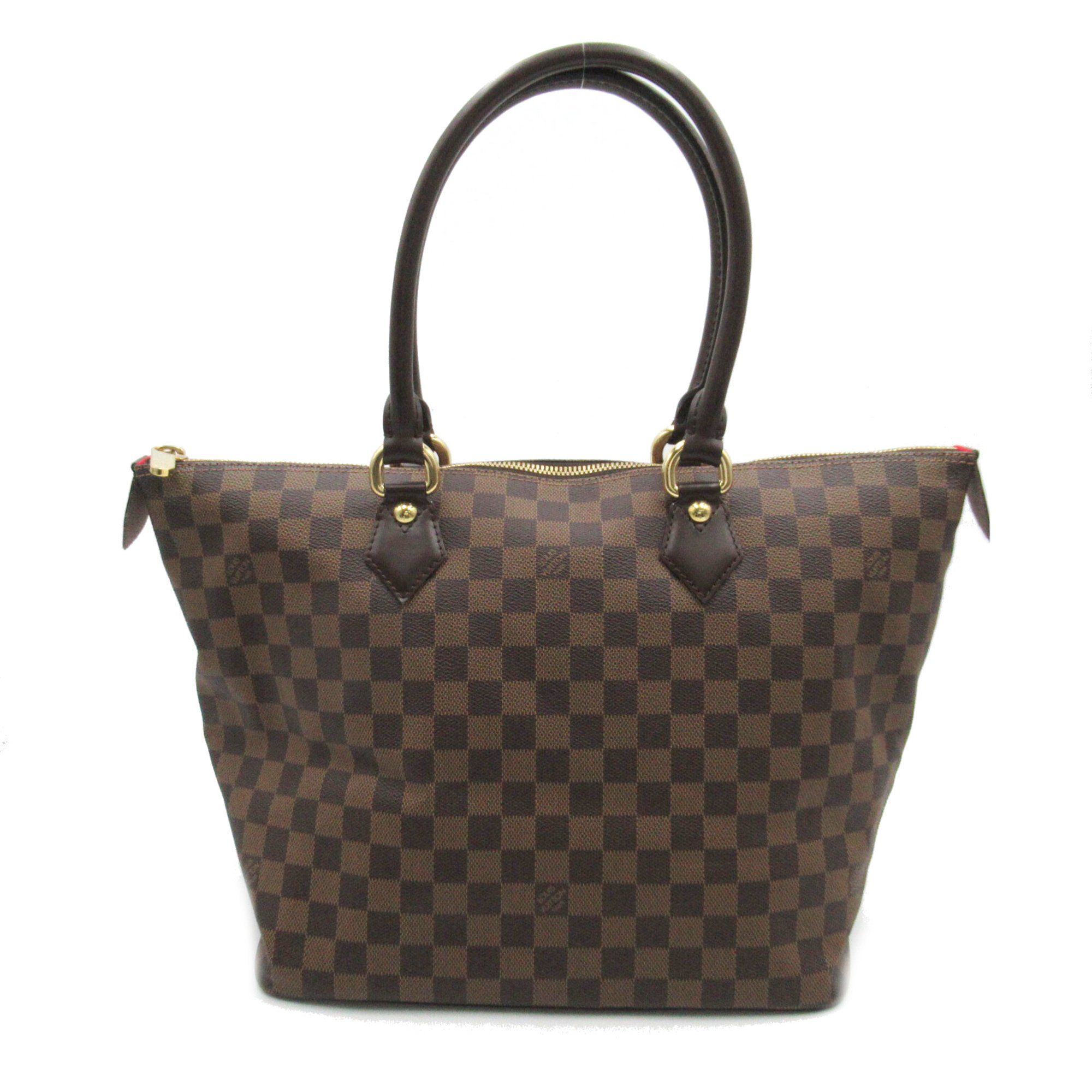 LOUIS VUITTON SaleyaMM Brown Ebene Damier PVC coated canvas N51182