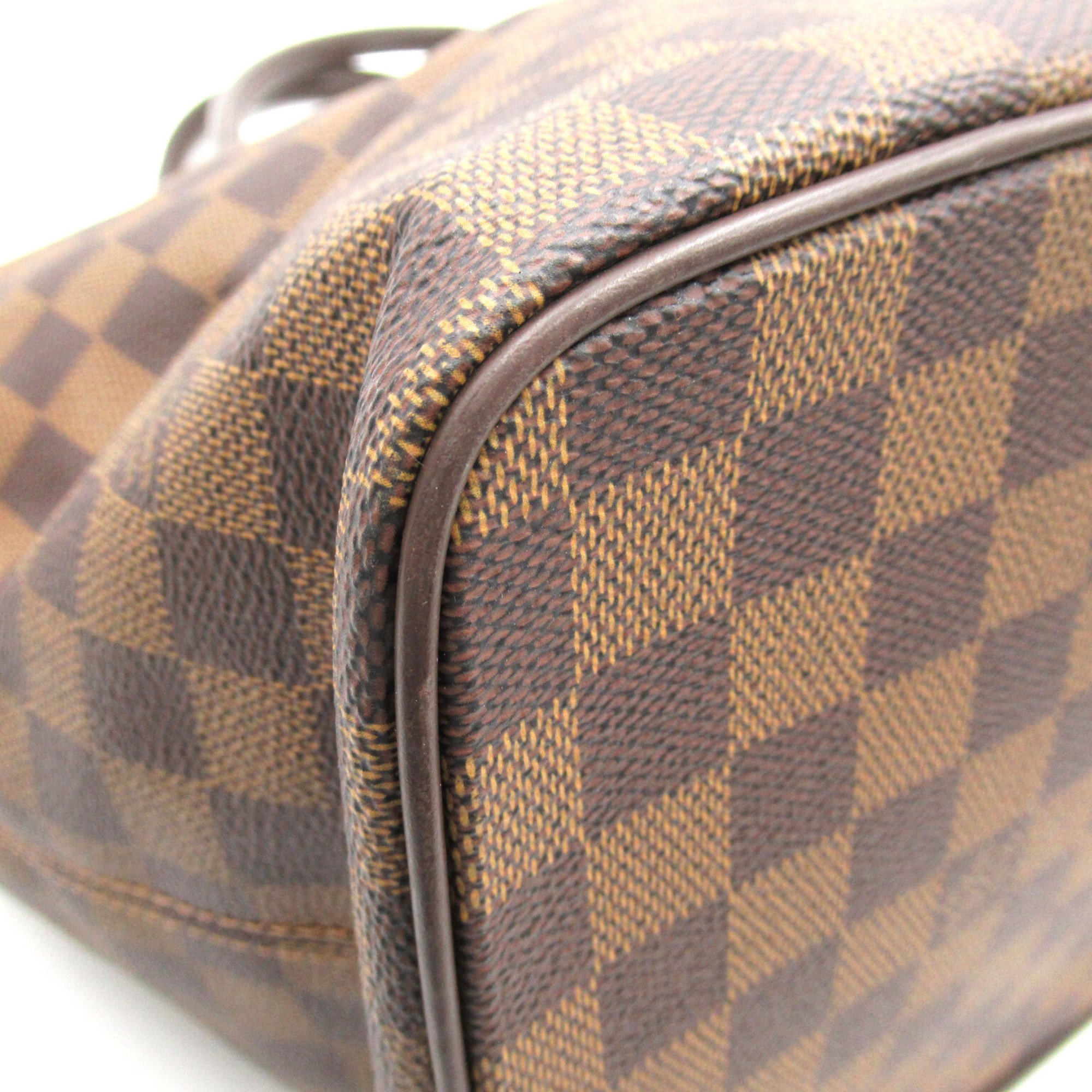 LOUIS VUITTON SaleyaMM Brown Ebene Damier PVC coated canvas N51182