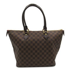 LOUIS VUITTON SaleyaMM Brown Ebene Damier PVC coated canvas N51182