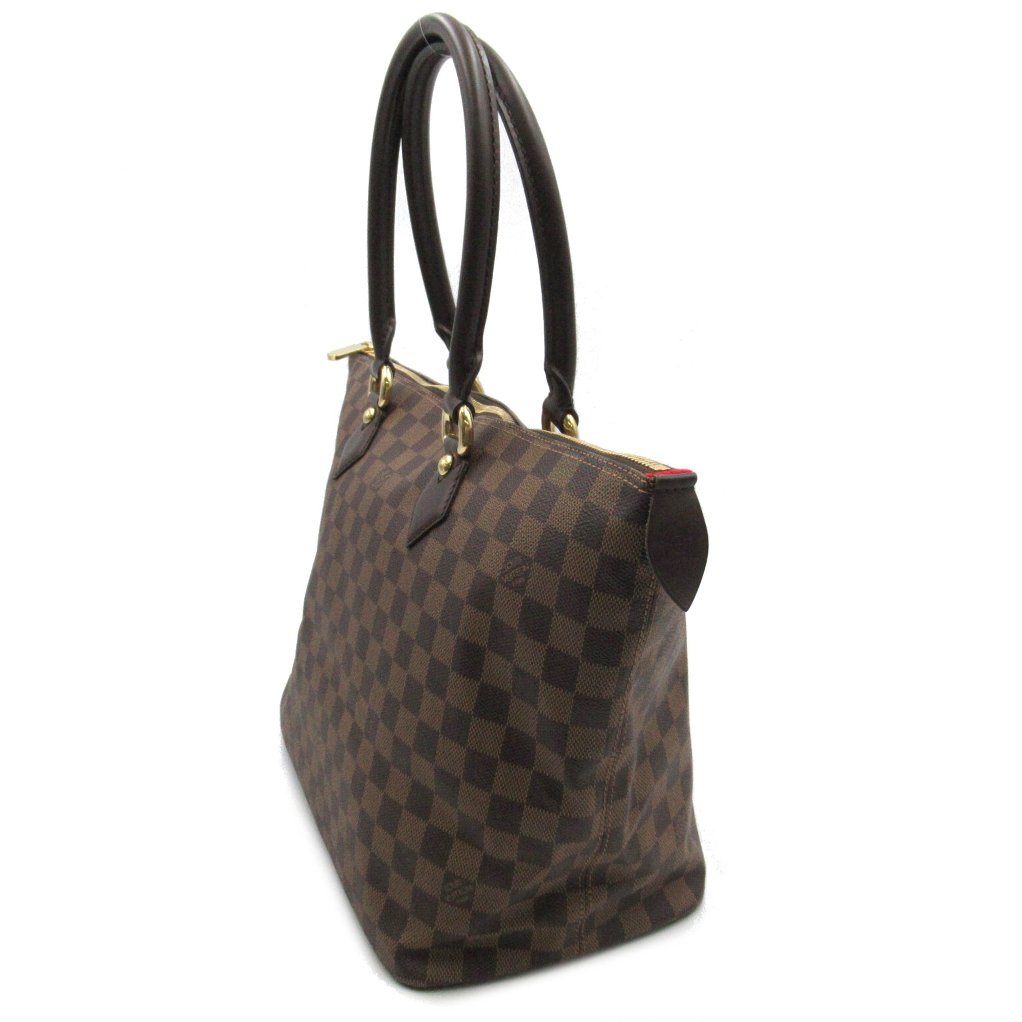 LOUIS VUITTON SaleyaMM Brown Ebene Damier PVC coated canvas N51182