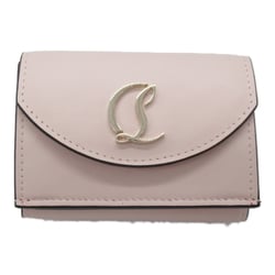 Christian Louboutin Tri-fold wallet Pink Leche/Gold leather 32351085446