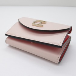 Christian Louboutin Tri-fold wallet Pink Leche/Gold leather 32351085446