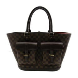 LOUIS VUITTON Manosque Brown Ebene Damier PVC coated canvas N51120