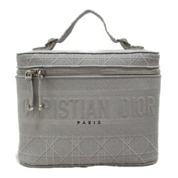 Dior Vanity bag Gray canvas