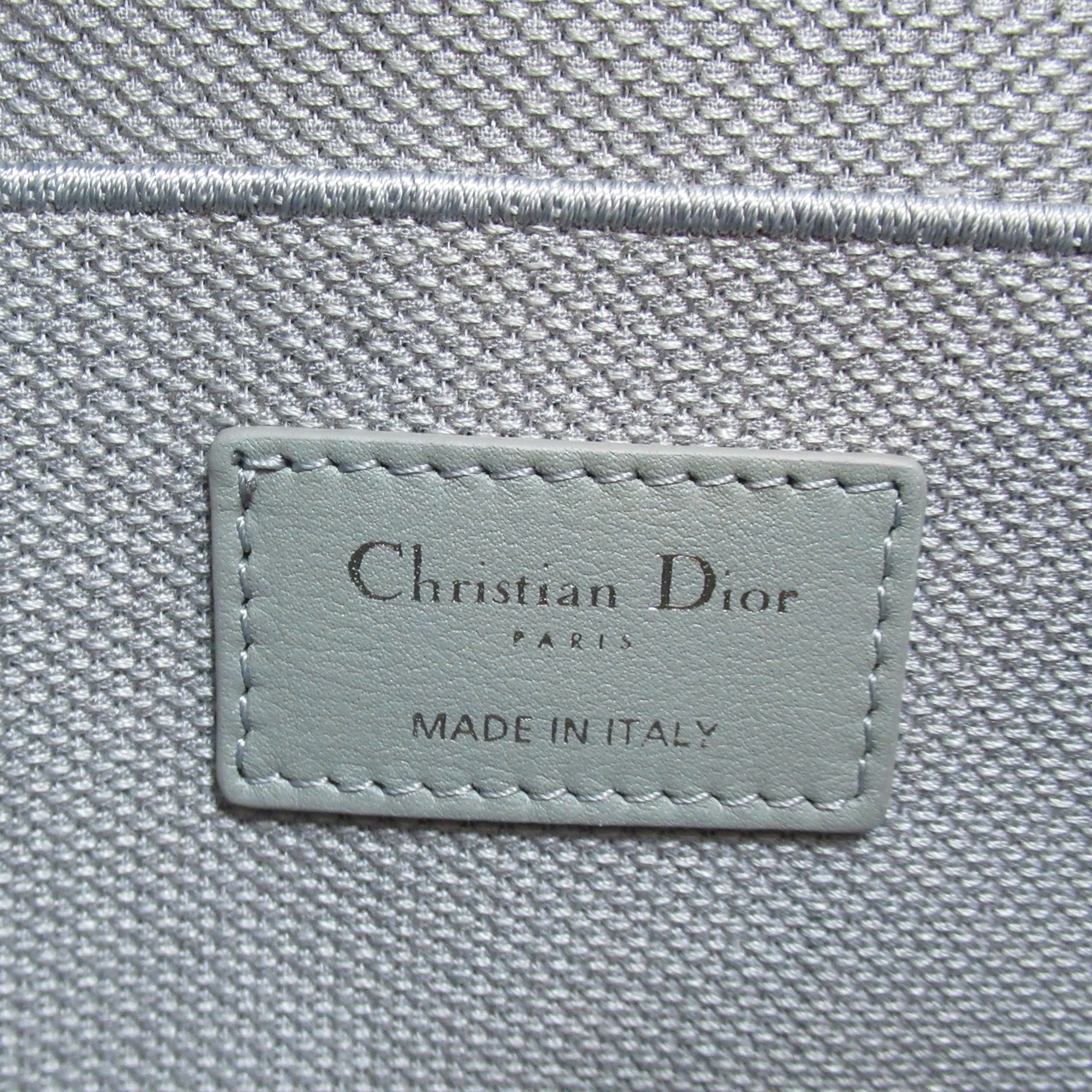 Dior Vanity bag Gray canvas