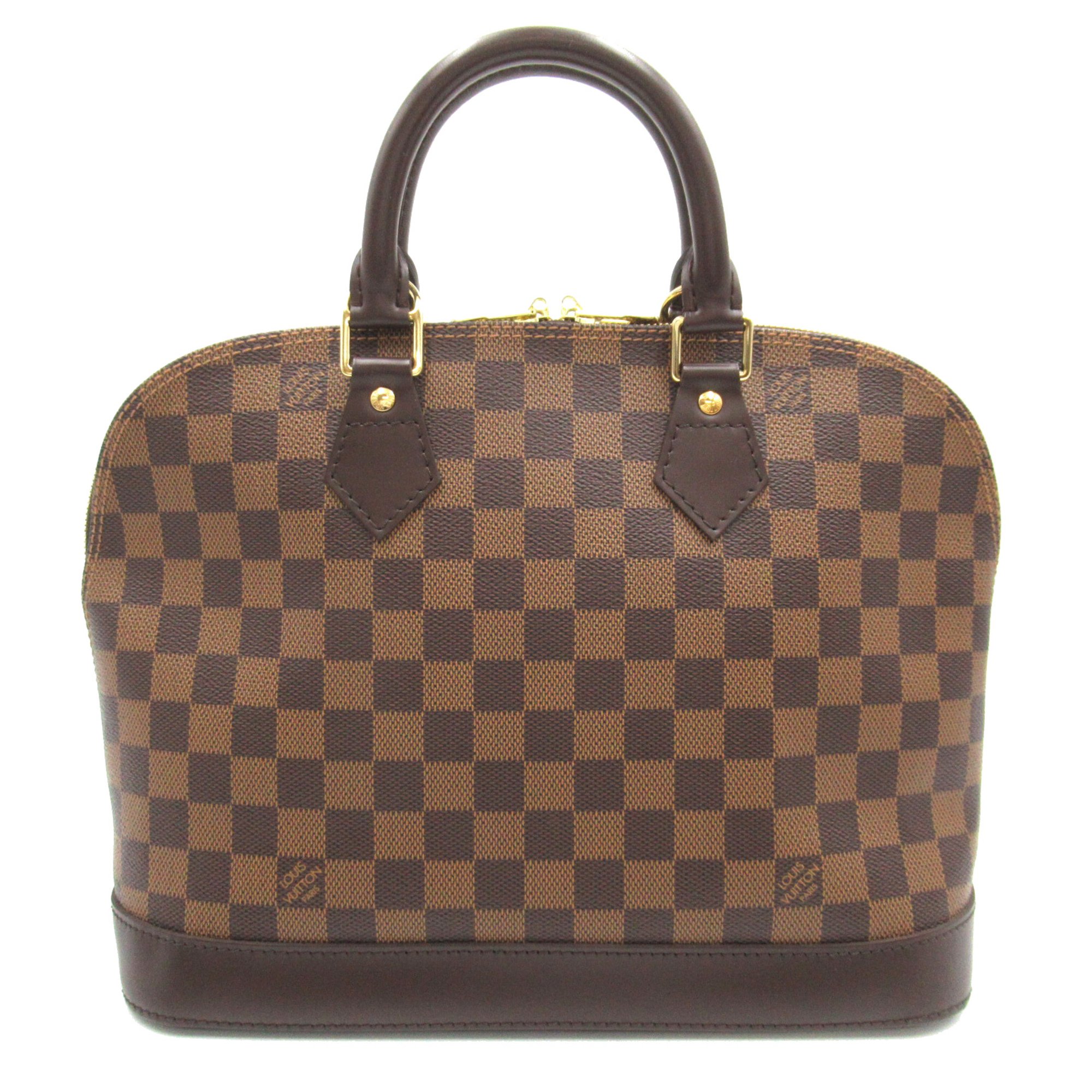 LOUIS VUITTON Alma Brown Ebene Damier PVC coated canvas N51131