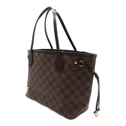 LOUIS VUITTON Never full Brown Ebene Damier PVC coated canvas N51109