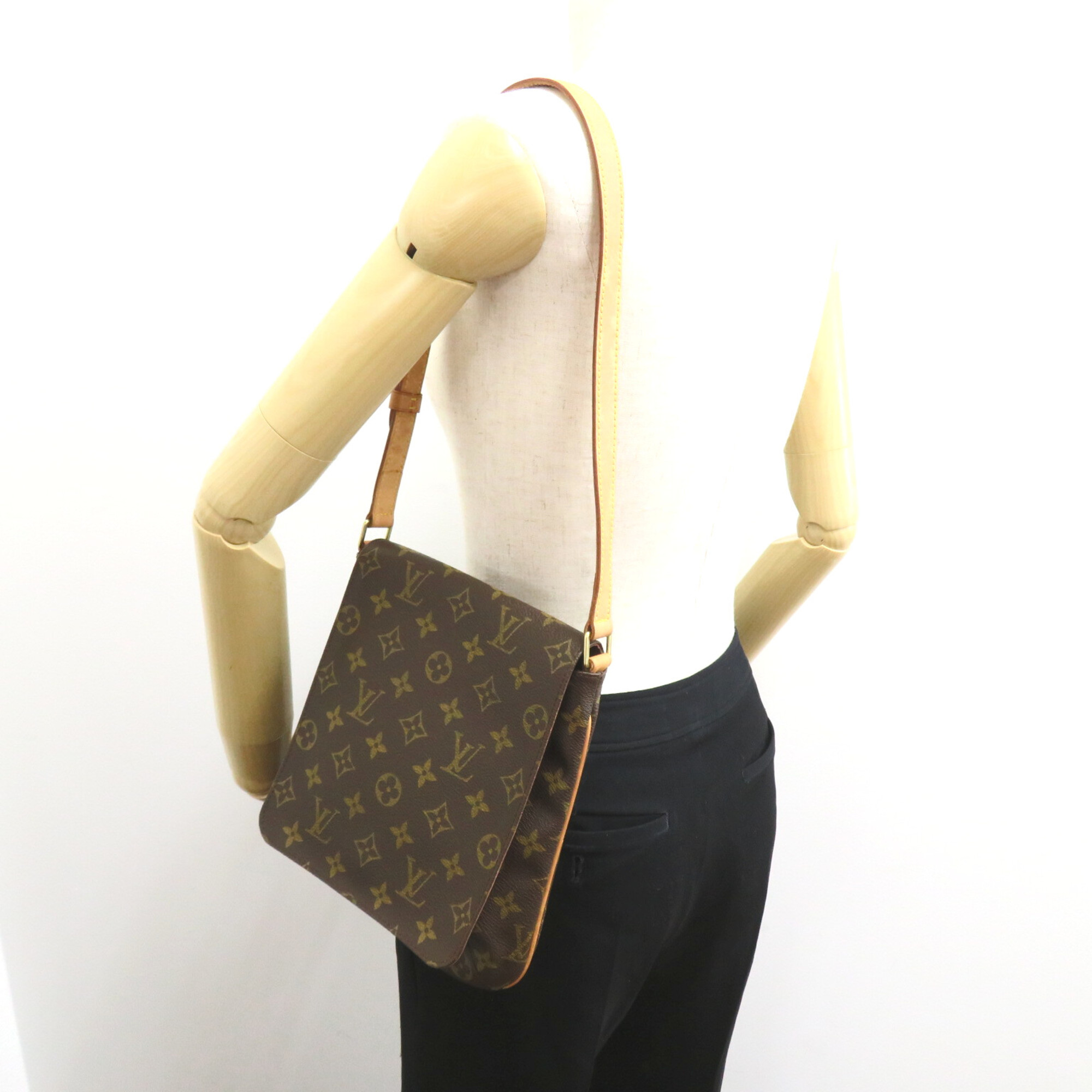 LOUIS VUITTON Musette Salsa Short Brown Monogram PVC coated canvas M51258