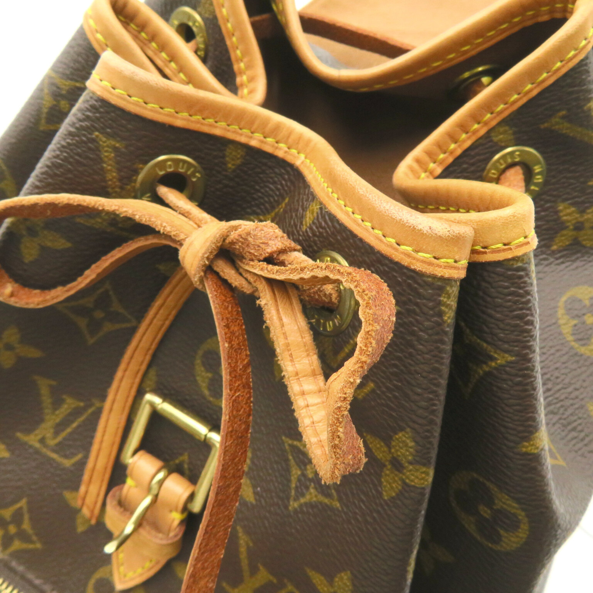 LOUIS VUITTON MontsourisMM Brown Monogram PVC coated canvas M51137