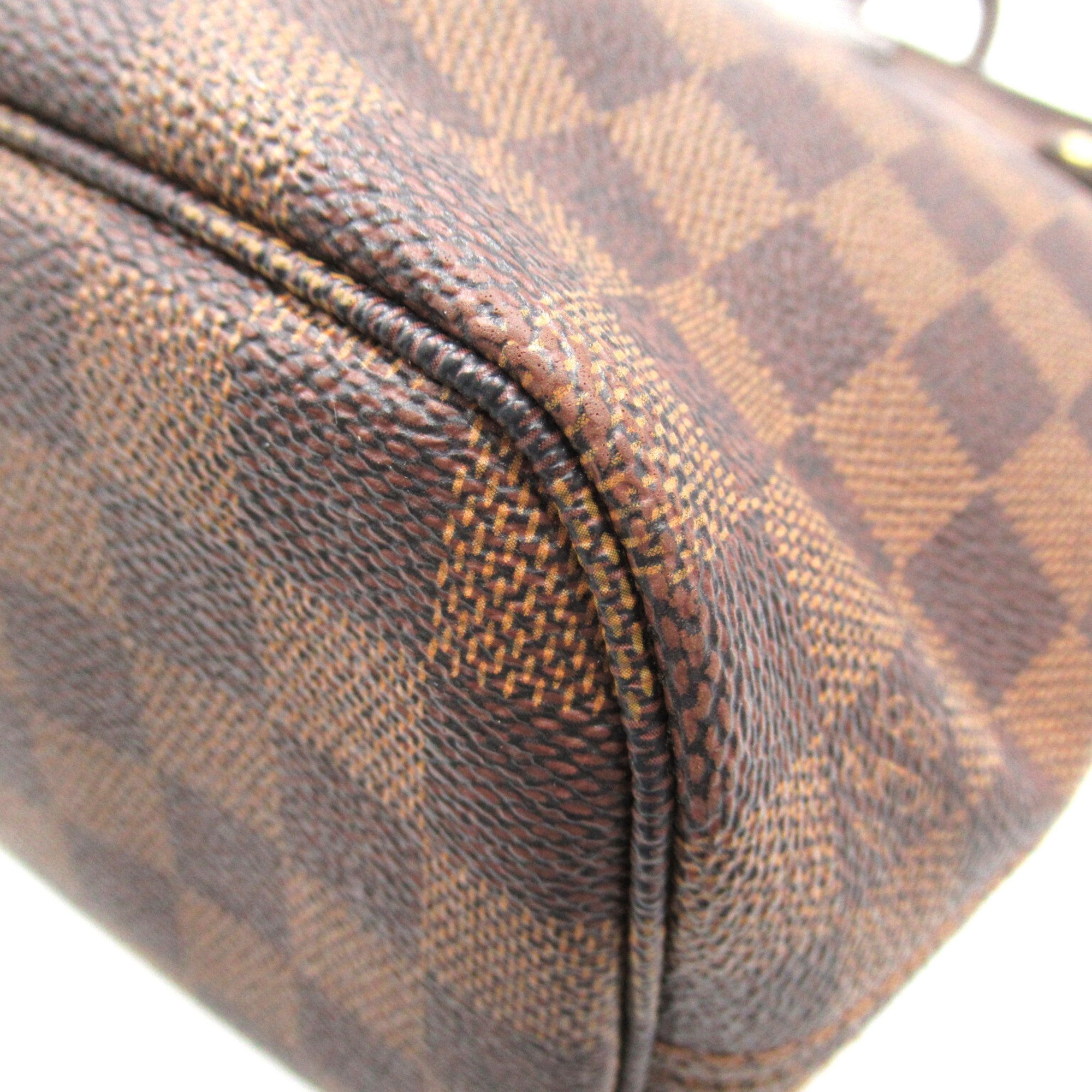 LOUIS VUITTON Never full Brown Ebene Damier PVC coated canvas N51109