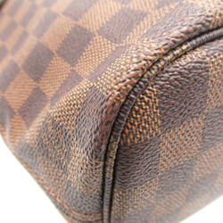 LOUIS VUITTON Never full Brown Ebene Damier PVC coated canvas N51109