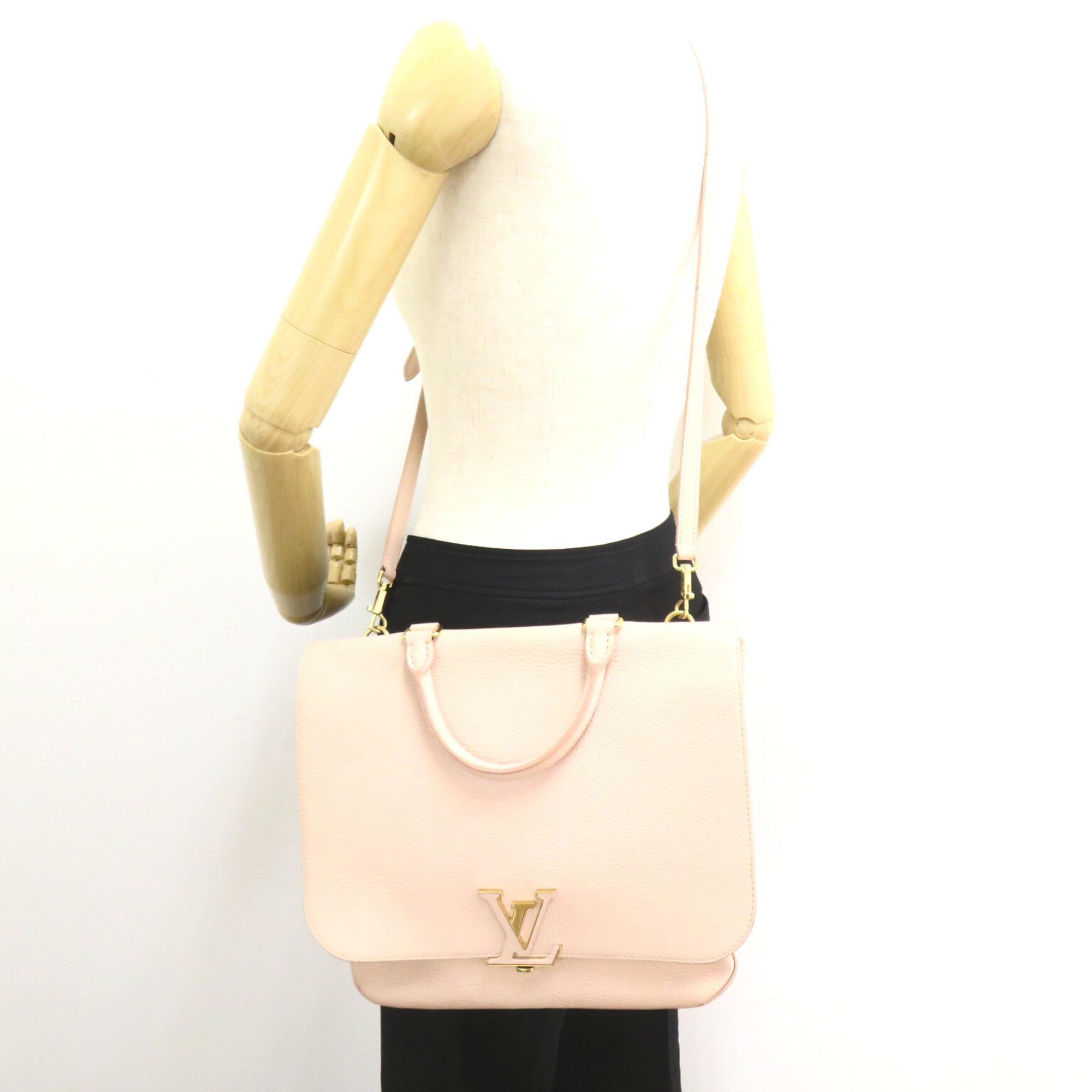 LOUIS VUITTON Volta Pink Petal Taurillon Clemence Leather leather M50257